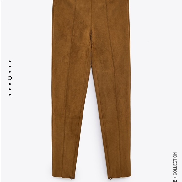 Zara suede leggings - Picture 4 of 6
